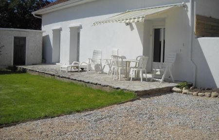 G&icirc;te n&deg;20906 Rivi&egrave;re-Saas-et-Gourby - Landes - Terrasse ext&eacute;rieure c&ocirc;t&eacute; Sud
