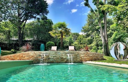 Chambre d'h&ocirc;tes n&deg;30892 Hastingues - Landes - Piscine avec vue panoramique dans un jardin richement arbor&eacute;